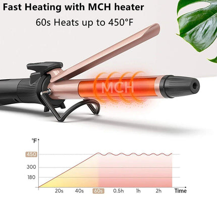 Professional Hair Curling Iron with LCD Display - Wnkrs