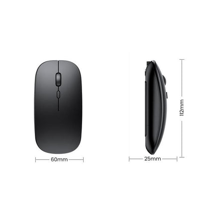 Wireless & Bluetooth Dual Mode Silent Mouse with Adjustable DPI & Rechargeable Battery