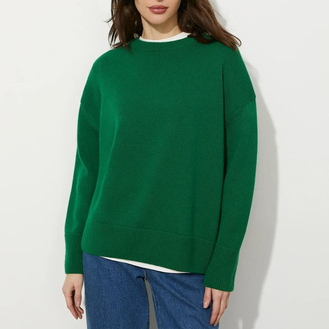 Pull col rond pour femme : un indispensable de la mode automne/hiver douillet