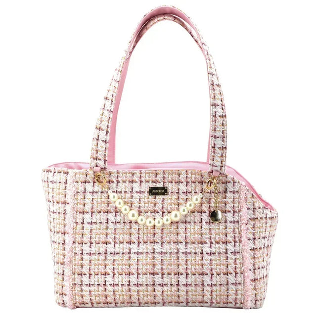 Mochila tipo bandolera para cachorros: minimochila Sweet Lace para perros y gatos pequeños