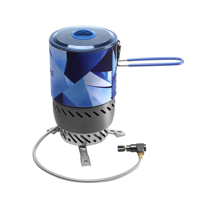 Compact Windproof Heat Exchanger Camping Stove System