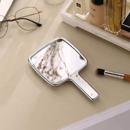 Miroir de maquillage portable de style rétro