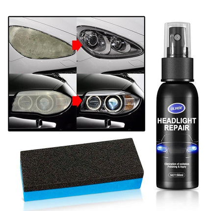 Car Headlight Restoration & Polishing Fluid Kit - Wnkrs