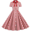 Robe rouge/blanche