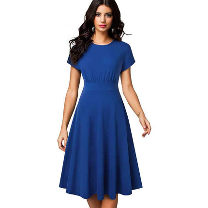 Floral Printed Pleated A-Line Dress for Women - Wnkrs