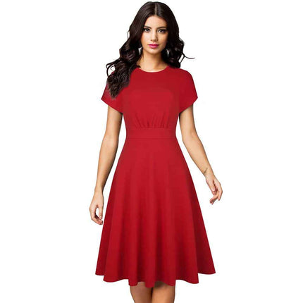 Floral Printed Pleated A-Line Dress for Women - Wnkrs