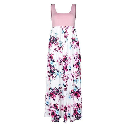 Romantic Bohemian Summer Long Floral Women’s Dress - Wnkrs