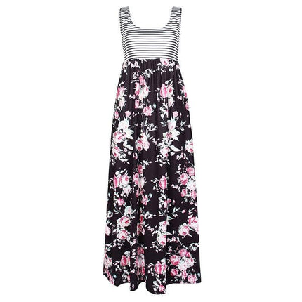 Romantic Bohemian Summer Long Floral Women’s Dress - Wnkrs