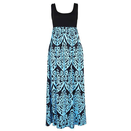 Romantic Bohemian Summer Long Floral Women’s Dress - Wnkrs