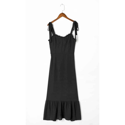 Women's Casual Ruffled Maxi Dress - Wnkrs