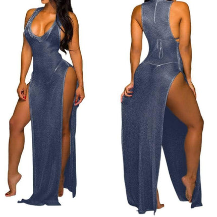 Women's Mesh Maxi Dress - Wnkrs