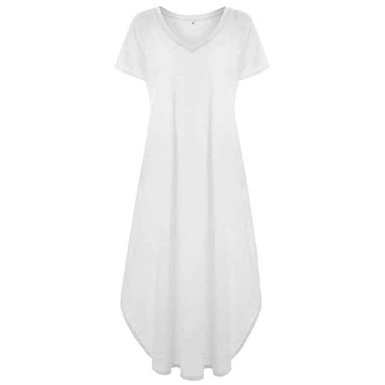 Women's V-Neck T-Shirt Maxi Dress - Wnkrs