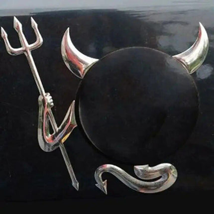 3D Little Devil Horns Car Sticker - Wnkrs