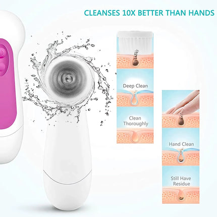 Nettoyant électrique pour le visage et nettoyeur de pores 5 en 1