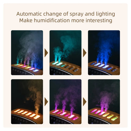 Humidificador de aire con 6 boquillas de pulverización y altavoz Bluetooth