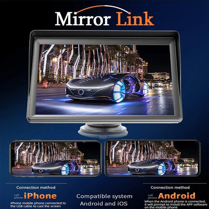 7-inch Touch Screen Car Multimedia Video Player with CarPlay & Android Auto - Wnkrs