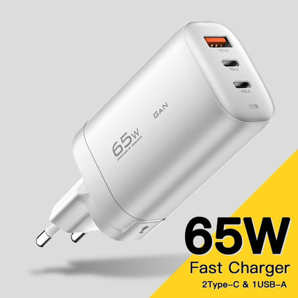 Cargador rápido USB-C GaN de 65 W