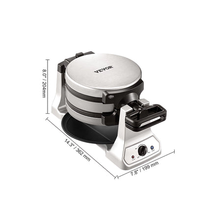 2-Layer Rotating Waffle Maker