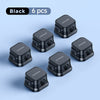 6 piezas negras