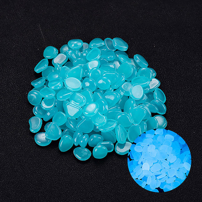 100 piedras decorativas que brillan en la oscuridad