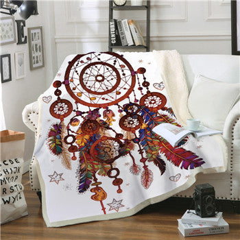 Square Blanket Thick Plush Digital Printing - Wnkrs