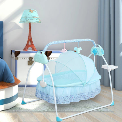 Electric Baby Cradle with Bluetooth, Music & Bouncer - Wnkrs