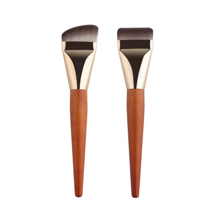 Ultra Thin Flat Foundation Brush for Seamless Makeup Application