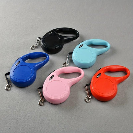 Conjunto de correa y collar retráctil automático para perros