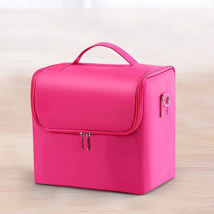 Large Capacity Multilayer Cosmetic Organizer Bag for Beauty Essentials - Wnkrs