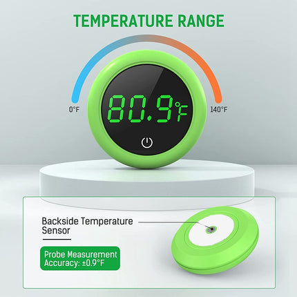 Thermomètre numérique autocollant pour aquarium