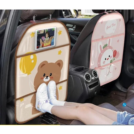 Waterproof Cartoon Car Seat Back Protector for Kids - Wnkrs