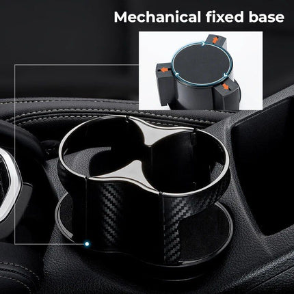 2-in-1 Universal Car Cup Holder Expander with Adjustable Base - Wnkrs