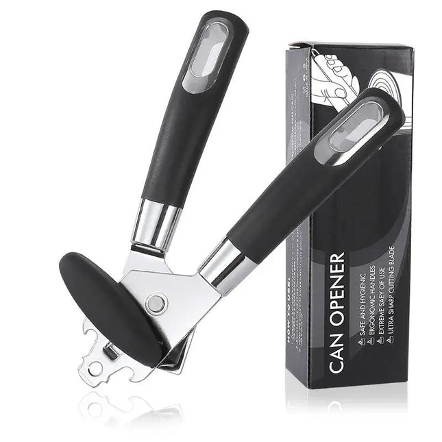 Ouvre-boîte et ouvre-bouteille manuel 3 en 1 - Outil de cuisine polyvalent