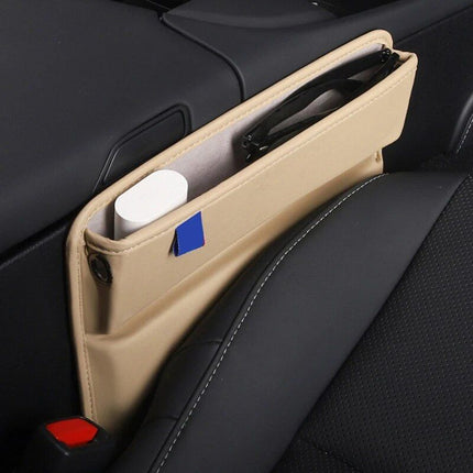 Luxurious Leather Vehicle Seat Gap Organizer - Wnkrs