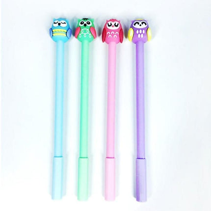 Cute Cartoon Owl Gel Pens, 24-Pack - Wnkrs