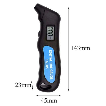 Digital Tire Pressure Gauge with LCD Display for Cars, Trucks & Bikes - Wnkrs