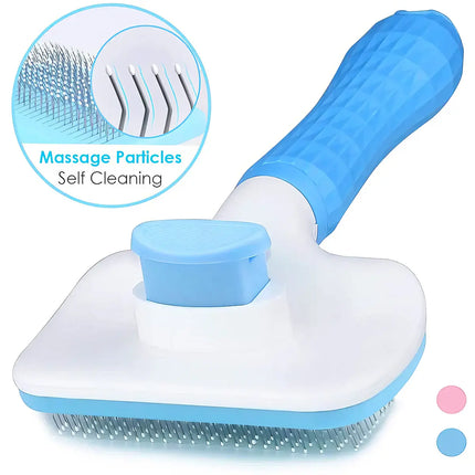 Brosse autonettoyante pour animaux de compagnie : dites adieu aux enchevêtrements et aux tapis !