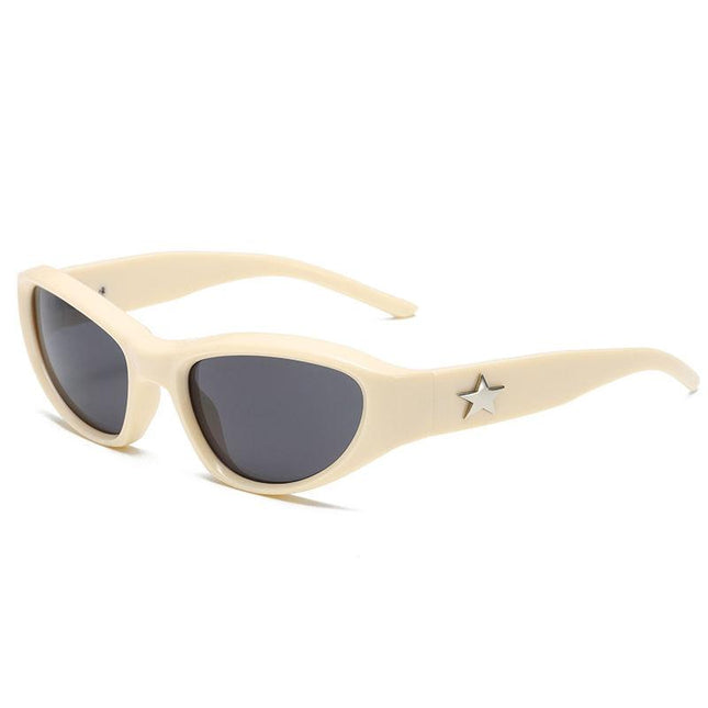 Lunettes de soleil Steampunk œil de chat vintage - Verres dégradés UV400