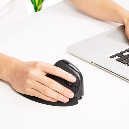 Ergonomic Vertical Mouse with OLED Display