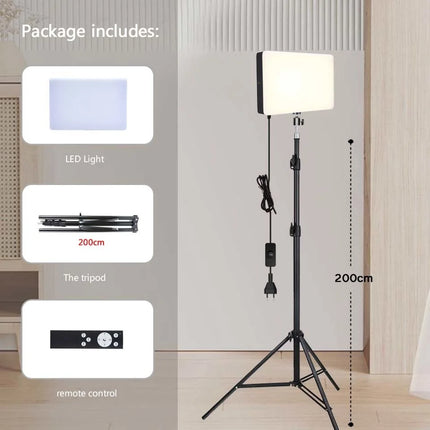 Kit d'éclairage LED pour studio photo 200 cm