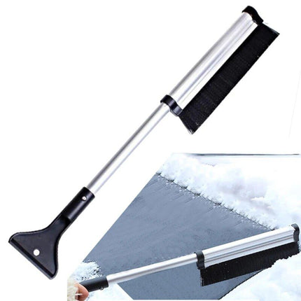 Extendable Car Ice Scraper with Snow Brush: Quick and Efficient Winter Cleaning - Wnkrs