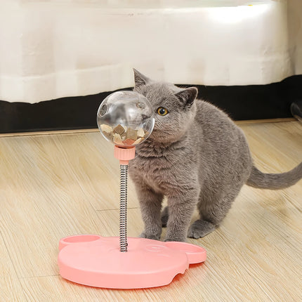 Juguete interactivo con forma de bola de comida para mascotas