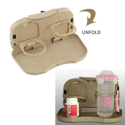 Universal Car Backseat Organizer with Foldable Food and Drink Tray - Wnkrs