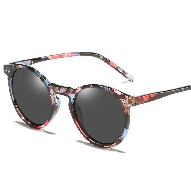 Retro Round Polarized Sunglasses