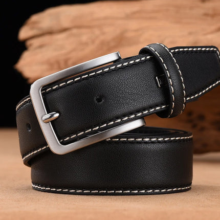 Ceinture vintage en cuir véritable