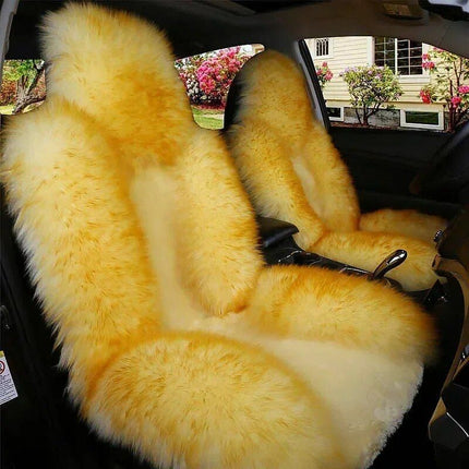 Luxurious Winter Wool Car Seat Cushion for Cold Seasons - Wnkrs