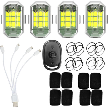 Wireless LED Strobe Light with Remote Control