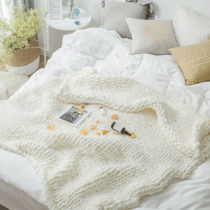 Sofa Lunch Break Knitted Office Nap Blanket - Wnkrs