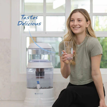 Advanced Countertop Mineralizing Water Filter System - Chlorine and Fluoride Reduction - Wnkrs