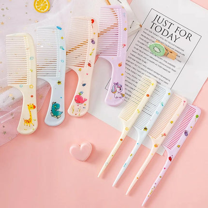 Cute Animal Kids Hairdressing Comb Set